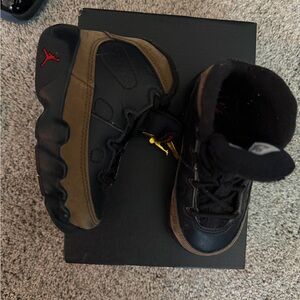 Nike Kids Black and Brown High-Top Sneakers